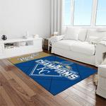 mlb kansas city royals baseball team logo rectangle area rug light room kcr76
