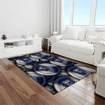 mlb kansas city royals baseball team logo rectangle area rug light room kcr81