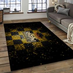 mlb pittsburgh pirates baseball team logo rectangle area rug dark room pp11