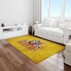 MLB Pittsburgh Pirates Baseball Team Logo Rectangle Area Rug PP06