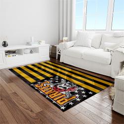 MLB Pittsburgh Pirates Baseball Team Logo Rectangle Area Rug PP15
