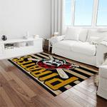 mlb pittsburgh pirates baseball team logo rectangle area rug light room pp16