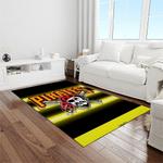 mlb pittsburgh pirates baseball team logo rectangle area rug light room pp26