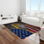 mlb pittsburgh pirates baseball team logo rectangle area rug light room pp30