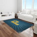 mlb pittsburgh pirates baseball team logo rectangle area rug light room pp32