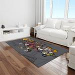 mlb pittsburgh pirates baseball team logo rectangle area rug light room pp49