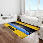 mlb pittsburgh pirates baseball team logo rectangle area rug light room pp53