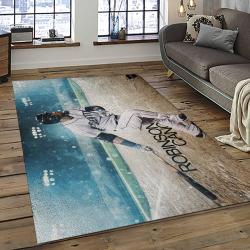 mlb seattle mariners baseball team logo rectangle area rug dark room sm60