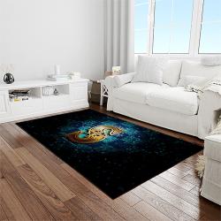 MLB Seattle Mariners Baseball Team Logo Rectangle Area Rug SM39