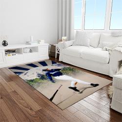MLB Seattle Mariners Baseball Team Logo Rectangle Area Rug SM58