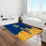 mlb seattle mariners baseball team logo rectangle area rug light room sm67