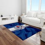 mlb toronto blue jays baseball team logo rectangle area rug light room tbj04