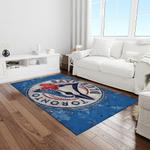 mlb toronto blue jays baseball team logo rectangle area rug light room tbj08