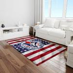 mlb toronto blue jays baseball team logo rectangle area rug light room tbj09