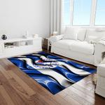 mlb toronto blue jays baseball team logo rectangle area rug light room tbj10