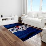 mlb toronto blue jays baseball team logo rectangle area rug light room tbj16