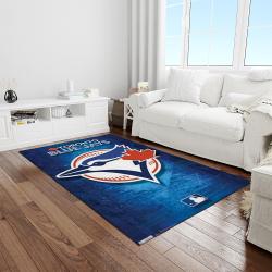 MLB Toronto Blue Jays Baseball Team Logo Rectangle Area Rug TBJ19