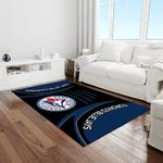 mlb toronto blue jays baseball team logo rectangle area rug light room tbj28