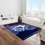 mlb toronto blue jays baseball team logo rectangle area rug light room tbj33
