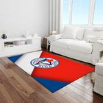 mlb toronto blue jays baseball team logo rectangle area rug light room tbj34