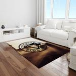 mlb toronto blue jays baseball team logo rectangle area rug light room tbj36