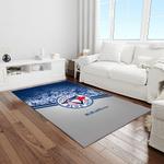 mlb toronto blue jays baseball team logo rectangle area rug light room tbj37