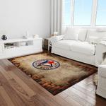 mlb toronto blue jays baseball team logo rectangle area rug light room tbj43