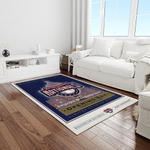 mlb washington nationals baseball team logo rectangle area rug light room wn02
