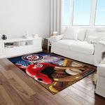 mlb washington nationals baseball team logo rectangle area rug light room wn08