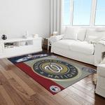 mlb washington nationals baseball team logo rectangle area rug light room wn16