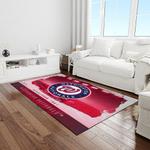 mlb washington nationals baseball team logo rectangle area rug light room wn21