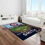 mlb washington nationals baseball team logo rectangle area rug light room wn25
