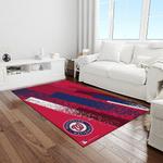 mlb washington nationals baseball team logo rectangle area rug light room wn28