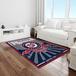 MLB Washington Nationals Baseball Team Logo Rectangle Area Rug WN39