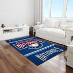 mlb washington nationals baseball team logo rectangle area rug light room wn46