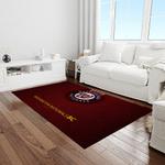 mlb washington nationals baseball team logo rectangle area rug light room wn48