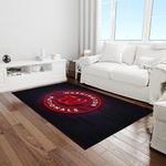 mlb washington nationals baseball team logo rectangle area rug light room wn56