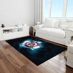 mlb washington nationals baseball team logo rectangle area rug light room wn69