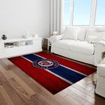 mlb washington nationals baseball team logo rectangle area rug light room wn81