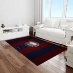 mlb washington nationals baseball team logo rectangle area rug light room wn83