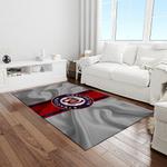 mlb washington nationals baseball team logo rectangle area rug light room wn85
