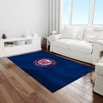 mlb washington nationals baseball team logo rectangle area rug light room wn90