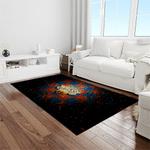 nba new york knicks basketball team logo rectangle area rug light room nyk17