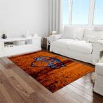 nba new york knicks basketball team logo rectangle area rug light room nyk27