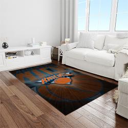 NBA New York Knicks Rectangle Rug Personalized Non-Slip Carpet Gift For Basketball Fans NYK32