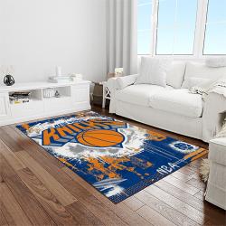 NBA New York Knicks Rectangle Rug Personalized Non-Slip Carpet Gift For Basketball Fans NYK37