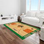nba new york knicks basketball team logo rectangle area rug light room nyk49