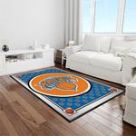 nba new york knicks basketball team logo rectangle area rug light room nyk56