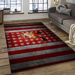 ncaa alabama crimson tide college sport basketball and foolball team logo rectangle area rug dark room act06