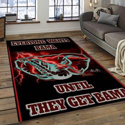ncaa alabama crimson tide college sport basketball and foolball team logo rectangle area rug dark room act25